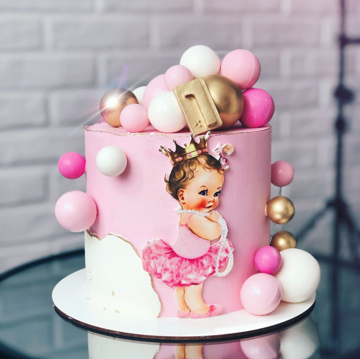 Baby Princess Cake  Dough and Cream