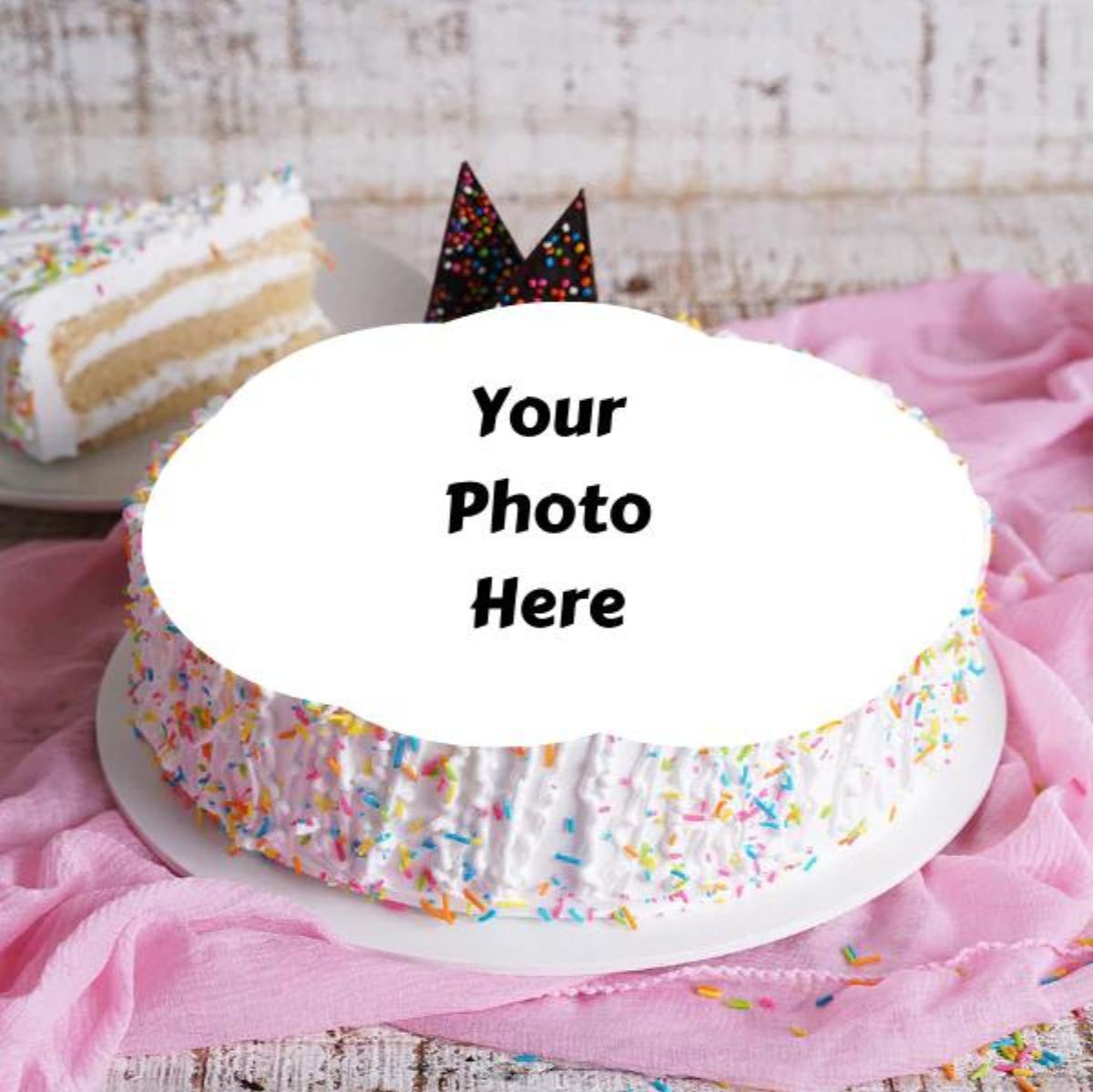 Vanilla Photo Cake