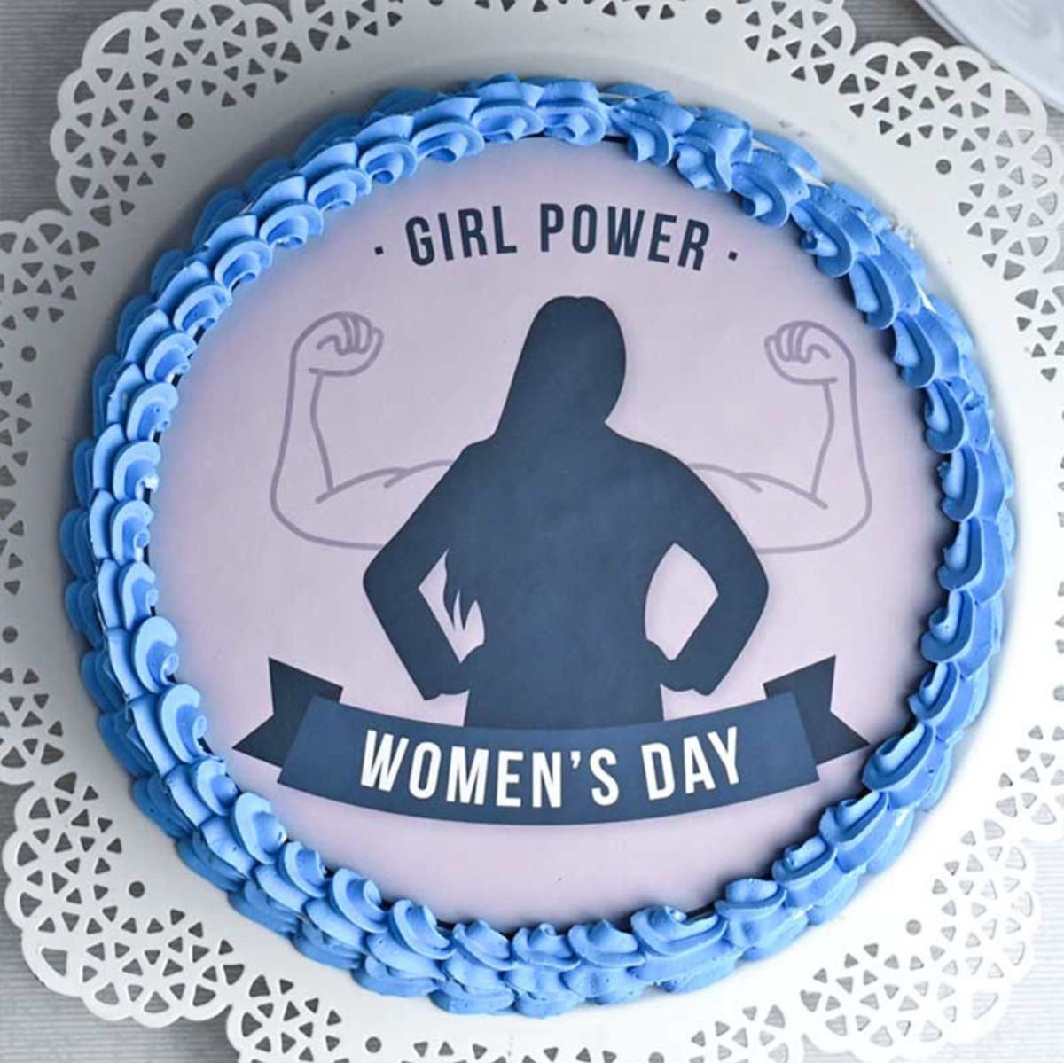 Girl Power Poster Cake
