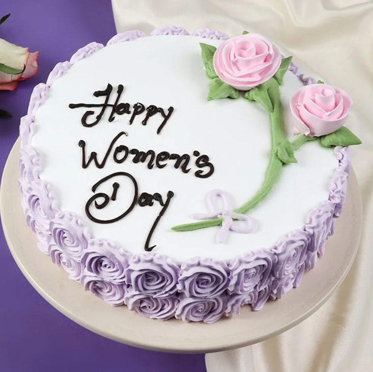 Blooming Women's Day Choco Mouse Cake