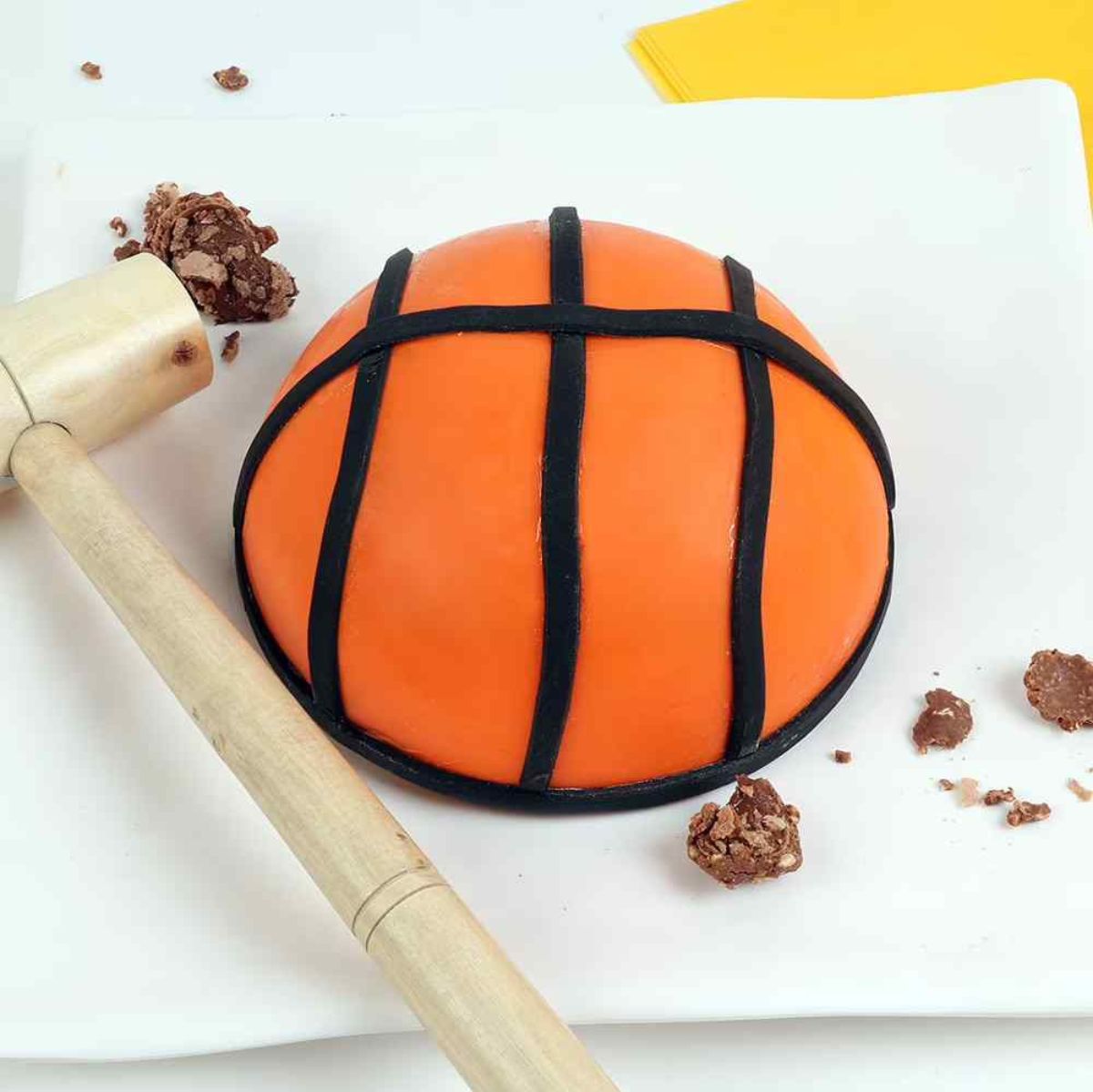 Basket Ball Choco Gems Pinata Cake