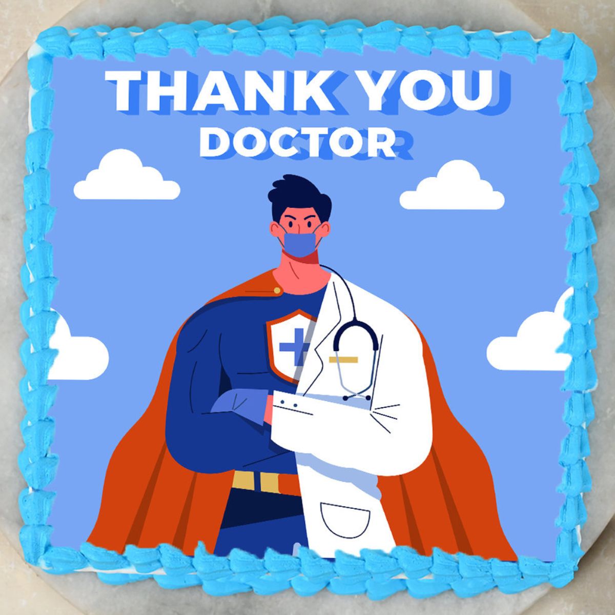 Doctor Stethoscope Fondant Cake