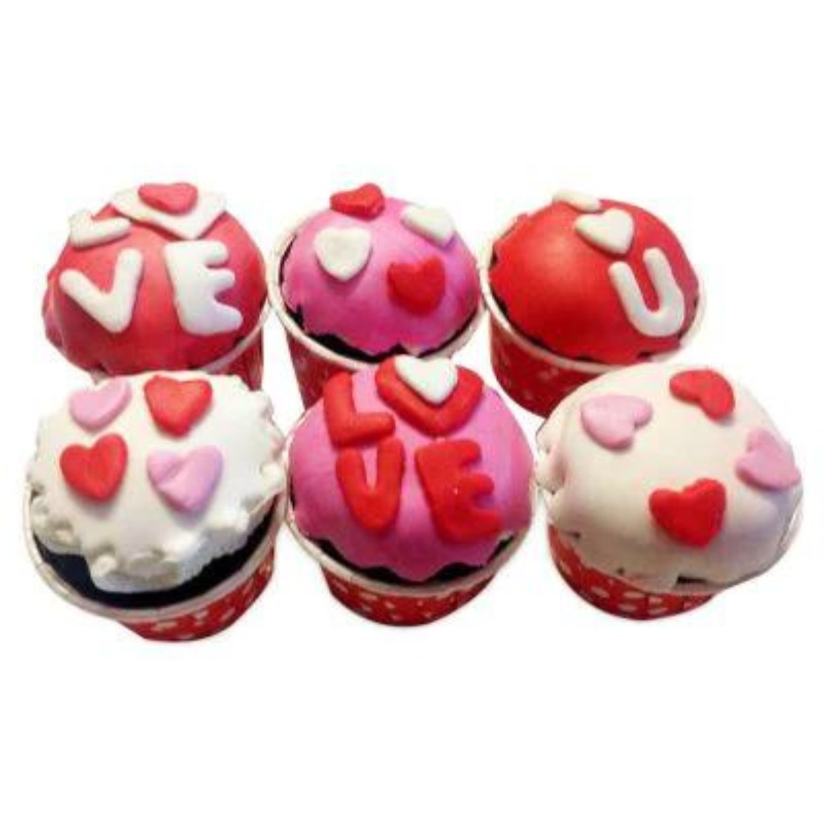 Love Message Cupcakes