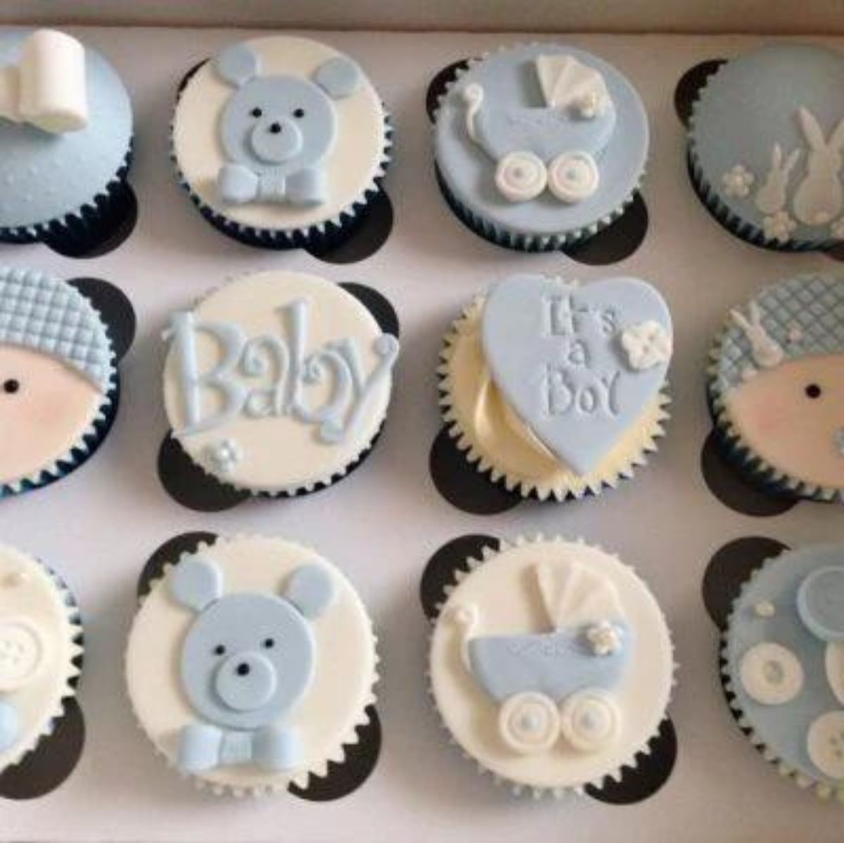 It's a Boy Baby Shower Cupcakes