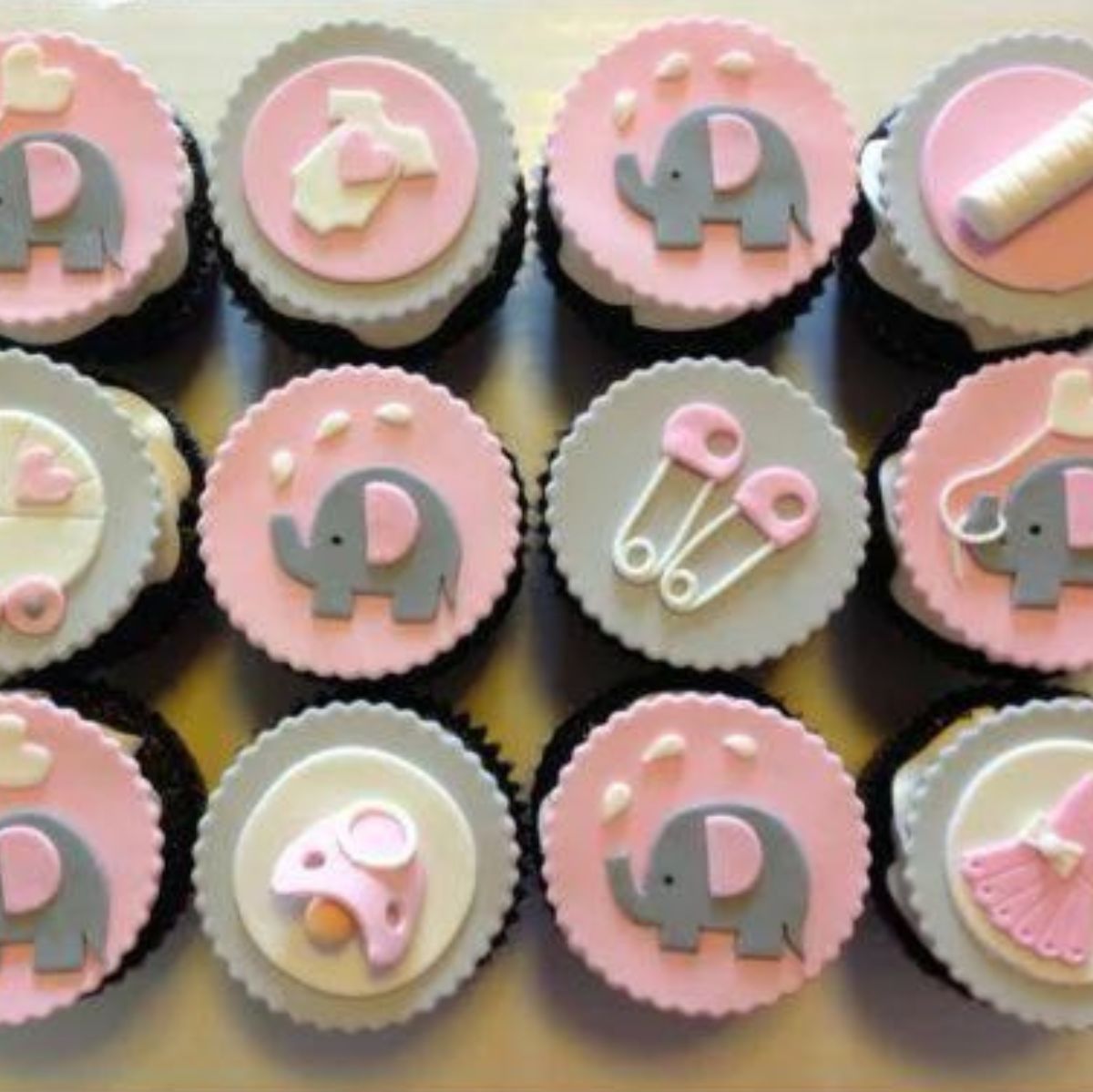It's a Girl Baby Shower Cupcakes