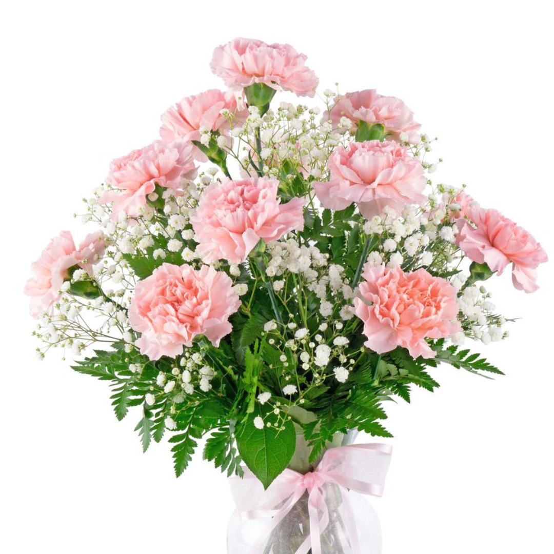 Pastel Carnations Bouquet (10 Stems)
