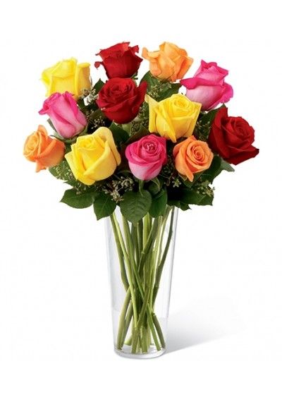 Mixed Roses Bunch (6 Stems)