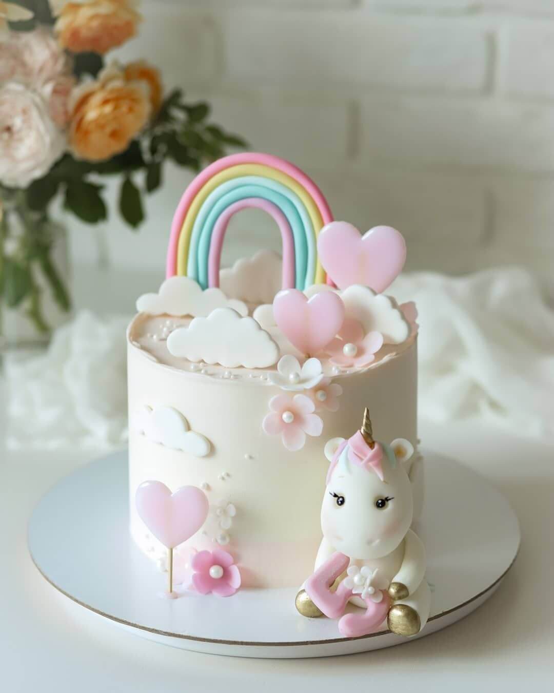 Top more than 192 rainbow unicorn cake
