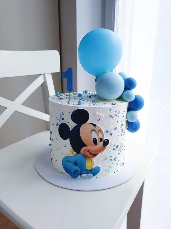 Mickey Mouse Butter-cream Cake - Dainty Affairs
