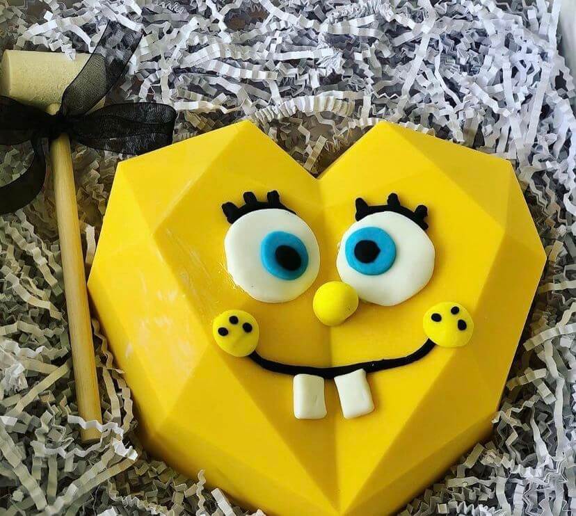 SpongeBob Pinata Cake
