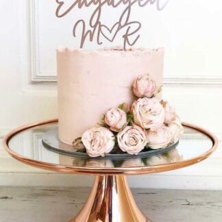 Pastel Pink Roses Cake