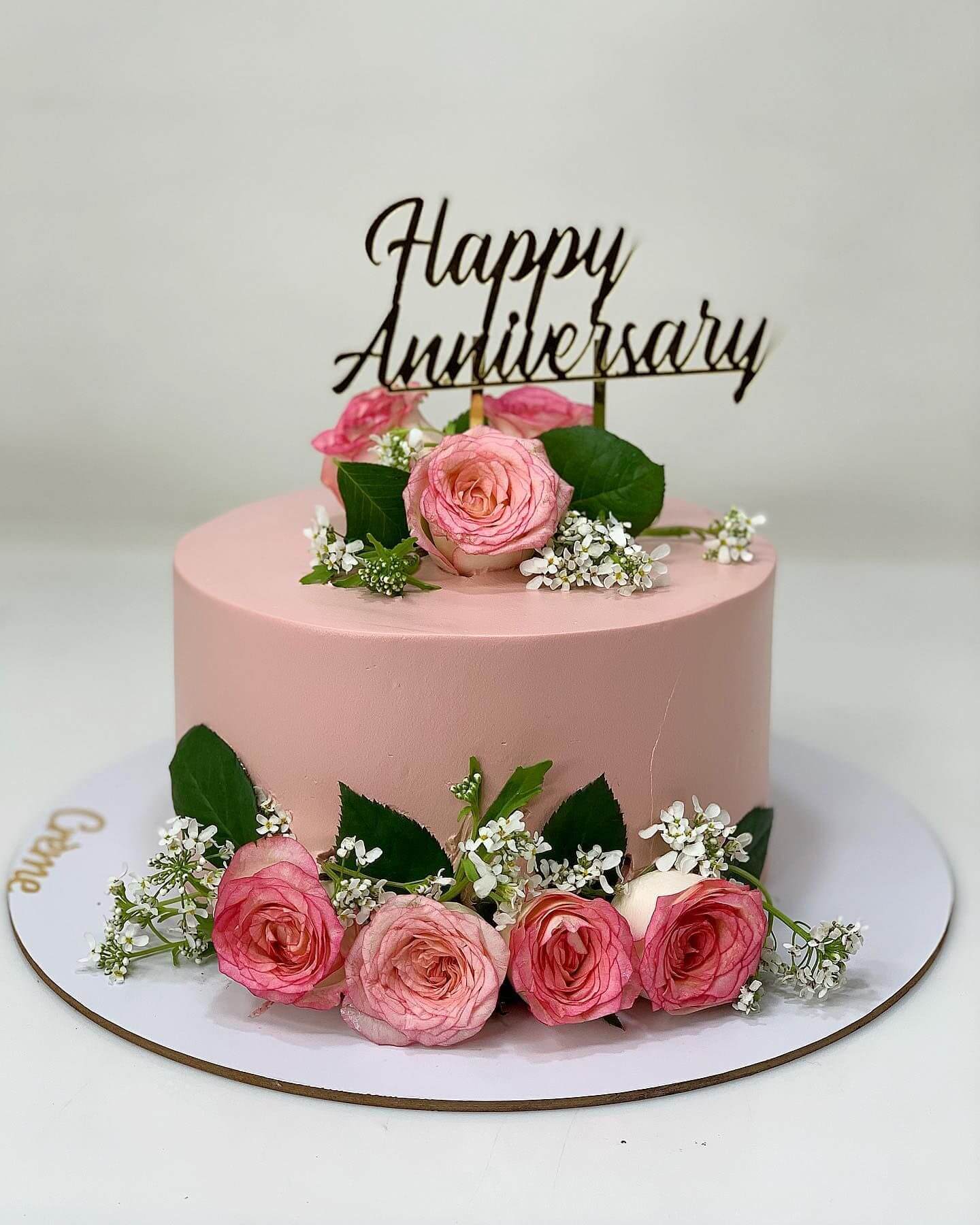 Couple Clipart Anniversary Special Customized Cake in Lahore-sonthuy.vn