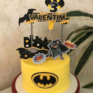 Comic Batman Semi Fondant Cake