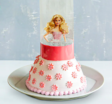 Barbie Pink Ganache Pull Me Up Cake