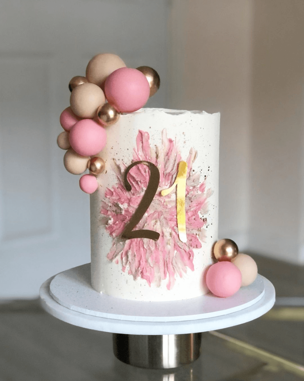 21st Birthday Cake - Dough and Cream