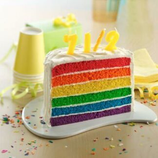 Rainbow Half Cake