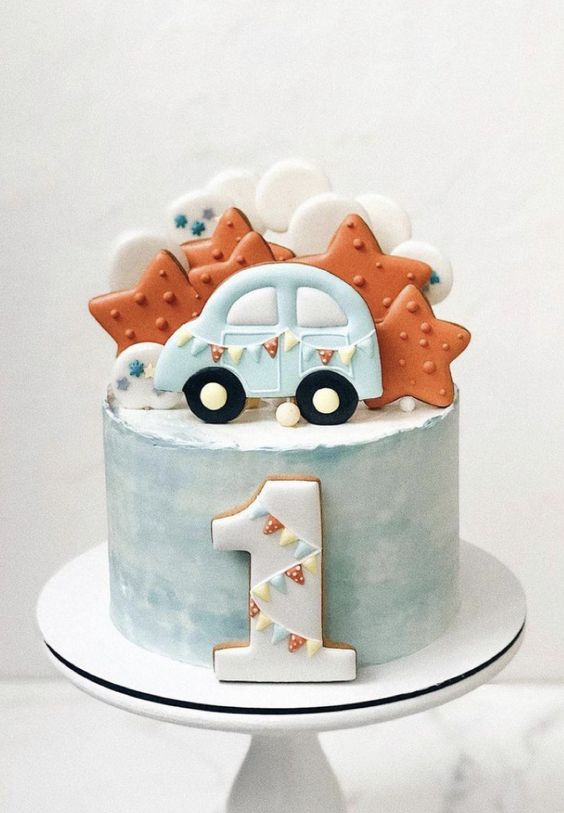 Cartoon Car Cake Decorations Boy Girl Happy Birthday Party Cake Baking  Decors Supplies Baby Shower Cake Topper Kids Gift Cars - Cake Decorating  Supplies - AliExpress