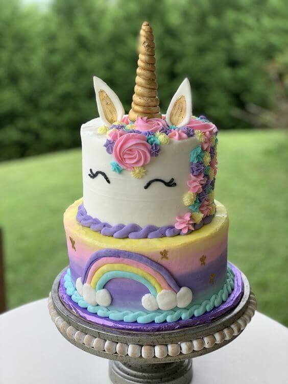 Fondant Unicorn Cake - Da Cakes Houston-sonthuy.vn