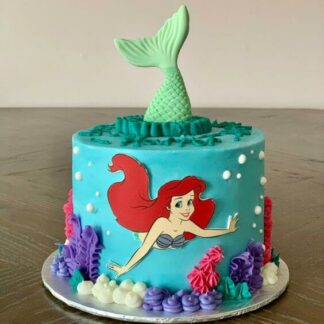 Little Mermaid Ariel Fondant Cake