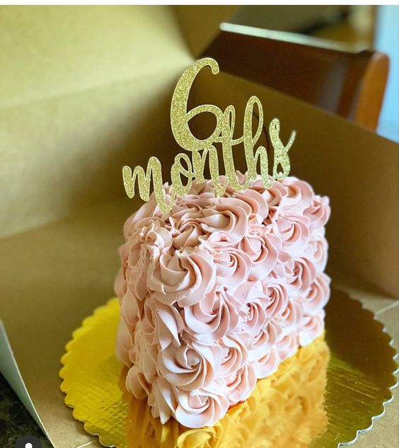 7 Months Birthday Cake Topper Happy 7 Months Cake Topper 7 - Etsy