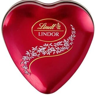 Lindt Lindor Chocolate Gift Pack Heart Tin Box- 62.5g