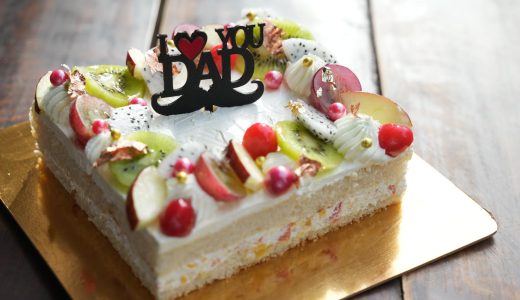 LOVE YOU DAD FRESH FRUIT CAKE