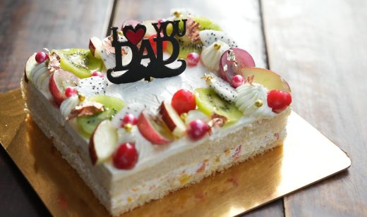 LOVE YOU DAD FRESH FRUIT CAKE